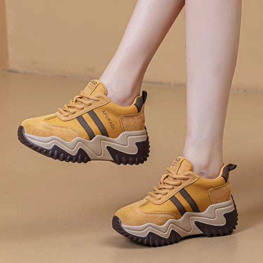 Damen Komfortable Chunky Sneakers mit modischem Design R&B