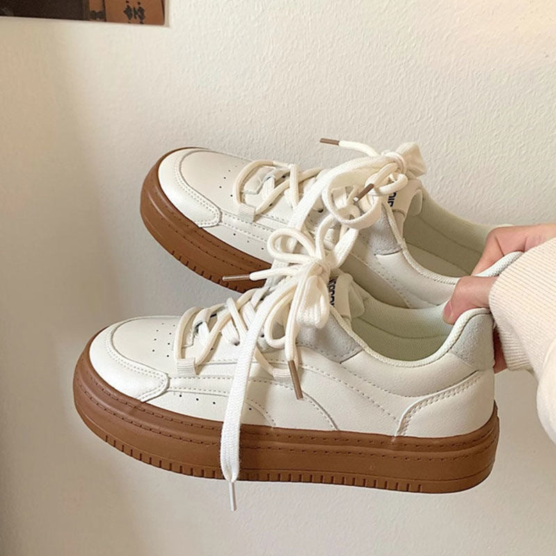 Damen modische Plattform Sneakers