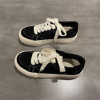 Damen lässige Sneaker mit dicker Sohle und robustem Obermaterial R&B