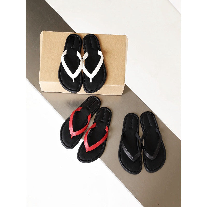 Damen Zehentrenner-Sandalen mit bequemem Fußbett und elegantem Riemendesign R&B