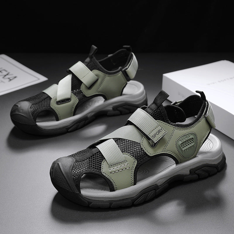 Damen Sportliche Sandalen mit verstellbaren Riemen und rutschfester Sohle R&B