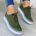 Damen Sportliche Schnürsneaker mit modischem Perforationsdesign R&B