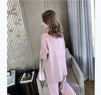 Damen Weicher Strickpullover mit hohen Kragen und lässigem Schnitt R&B