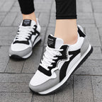 Damen Sportliche Lauf-Sneaker mit atmungsaktivem Mesh und gepolsterter Sohle R&B