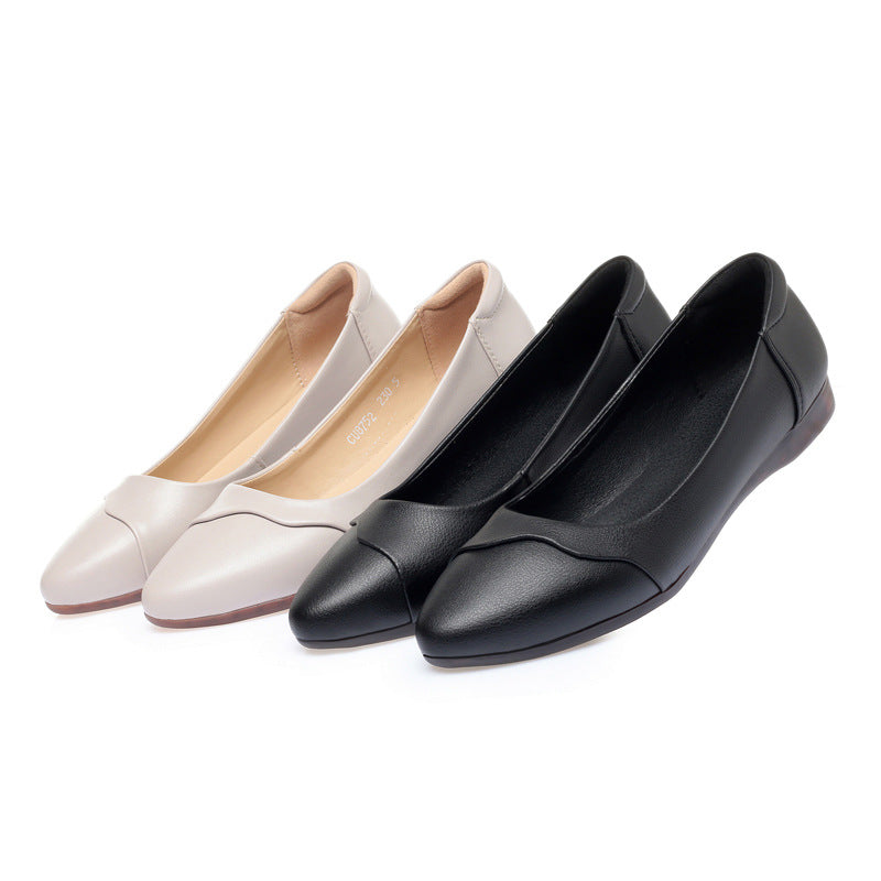 Damen elegante und komfortable Flatschuhe mit geschlossener Spitze R&B