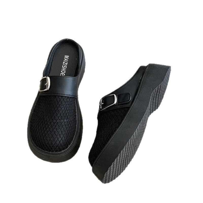 Damen Clogs mit trendigem Schnallen-Design R&B