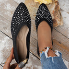Damen Ballerinas mit dezenten Strassakzenten R&B