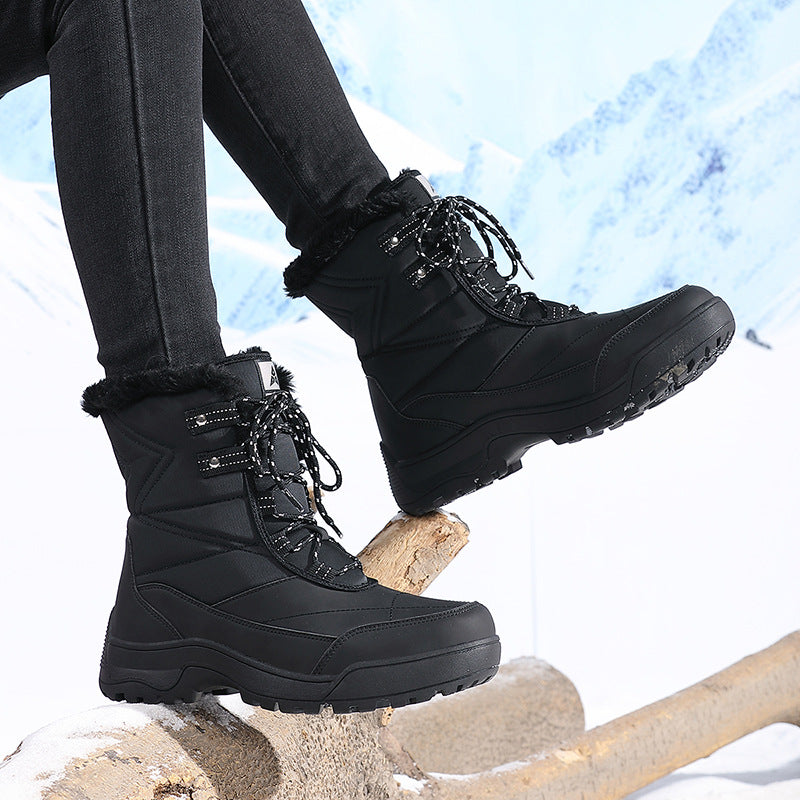 Damen Isolierte Winterstiefel mit rutschfester Sohle und kuscheligem Innenfutter R&B