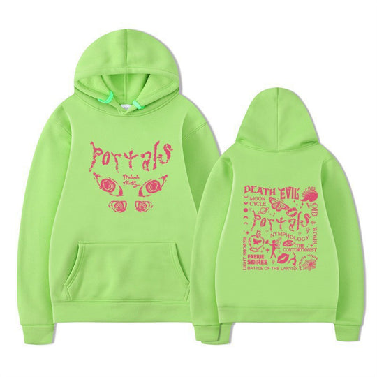 Damen Kapuzenpullover mit kreativem Motiv und bequemer Passform R&B