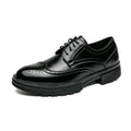 Herren Elegante Schnürschuhe mit klassischen Broguemuster und rutschfester Sohle