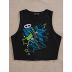 Damen T-Shirt mit lR&Bhaftem Grafiken und einzigartigem Design R&B