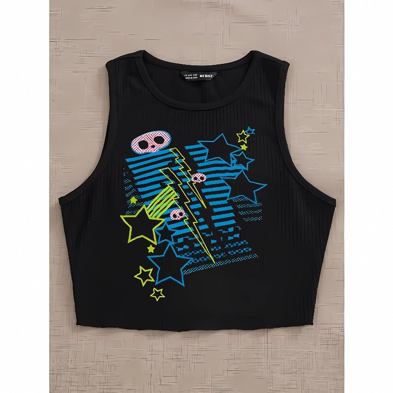 Damen T-Shirt mit lR&Bhaftem Grafiken und einzigartigem Design R&B
