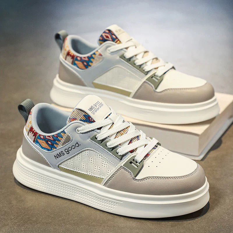 Damen Sneakers mit stilvollem ethnischen Muster und dämpfender Sohle