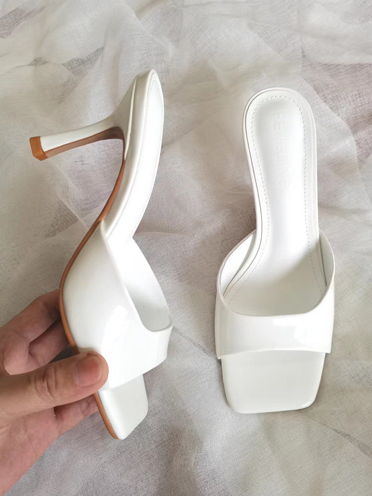 Damen elegante High Heel Sandalen mit blockierendem Design R&B