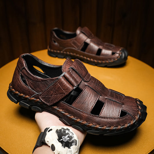 Damen Bequeme Sandalen mit verstellbarem Riemen und rutschfester Sohle R&B