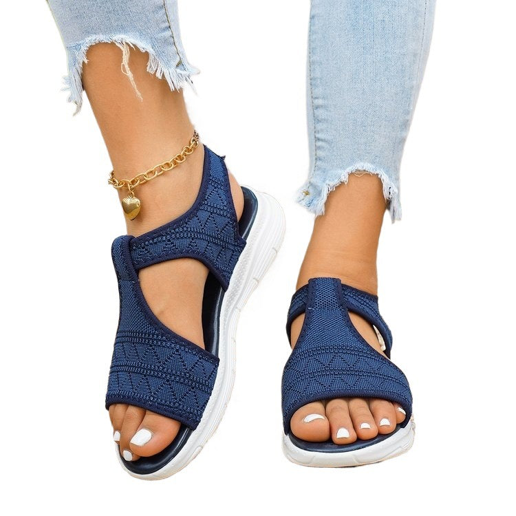 Damen Bequeme und atmungsaktive Freizeitsandalen R&B