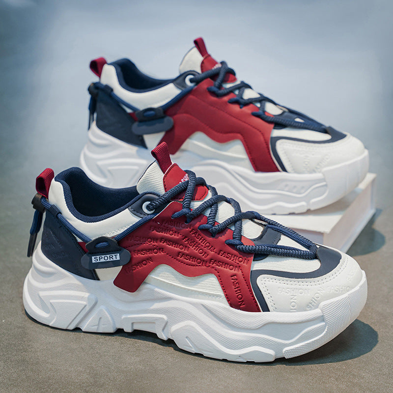 Damen Chunky Fashion Sneakers mit sportlichem Design und atmungsaktivem Obermaterial