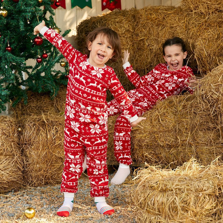 R&B | Weihnachtsplätzchen Weihnachts-Pyjama rot Damen