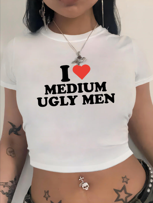 Damen Crop-Top mit innovativem Spinnen-Netz-Design R&B