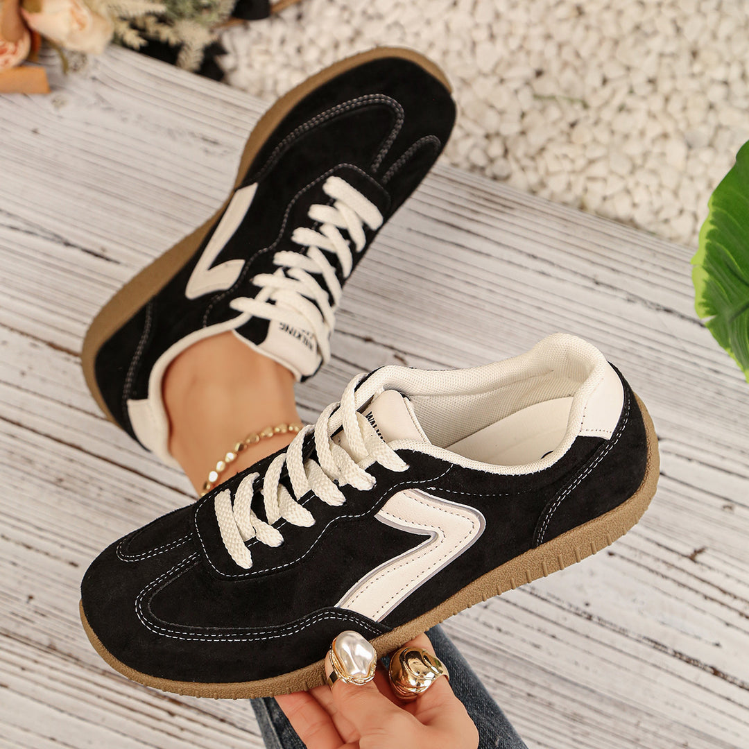 Damen Casual Sneakers aus hochwertigem Wildleder mit rutschfester Sohle R&B