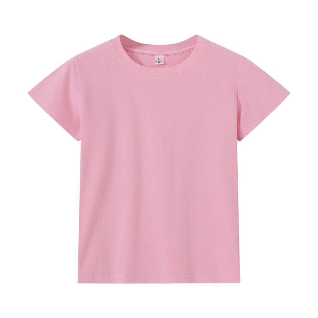 R&B | Schillerndes altes kurzes T-Shirt mit Färbung