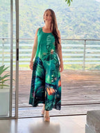 Damen Maxikleid mit floralem Design und fließendem Schnitt R&B