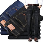 Herren klassische Jeans im lässigen Business-Stil mit besonders bequemer Passform R&B