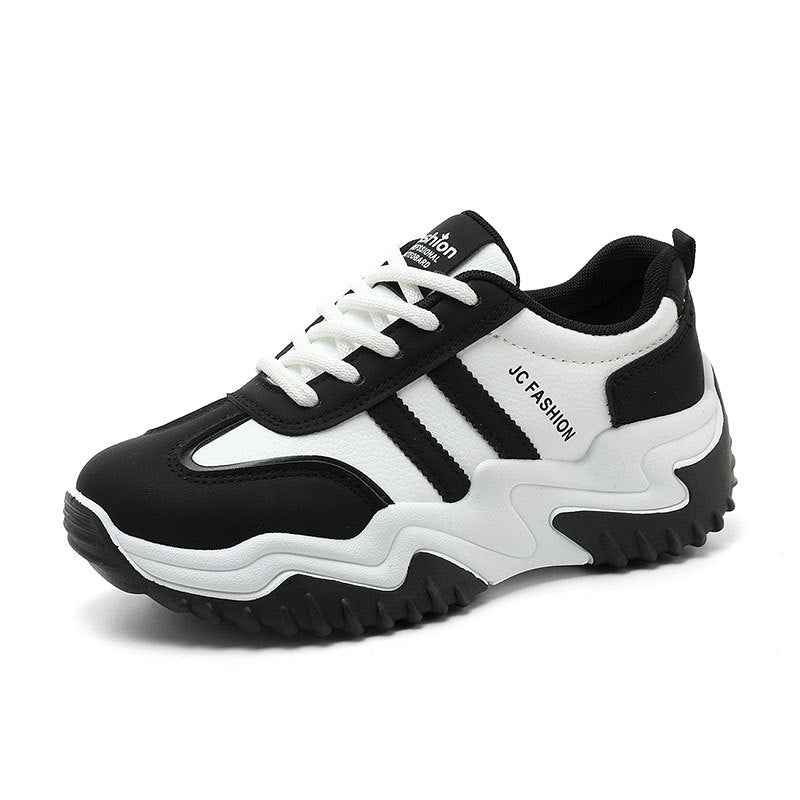 Damen Sportliche Sneaker mit atmungsaktiver Oberflächenstruktur und rutschfester Laufsohle R&B