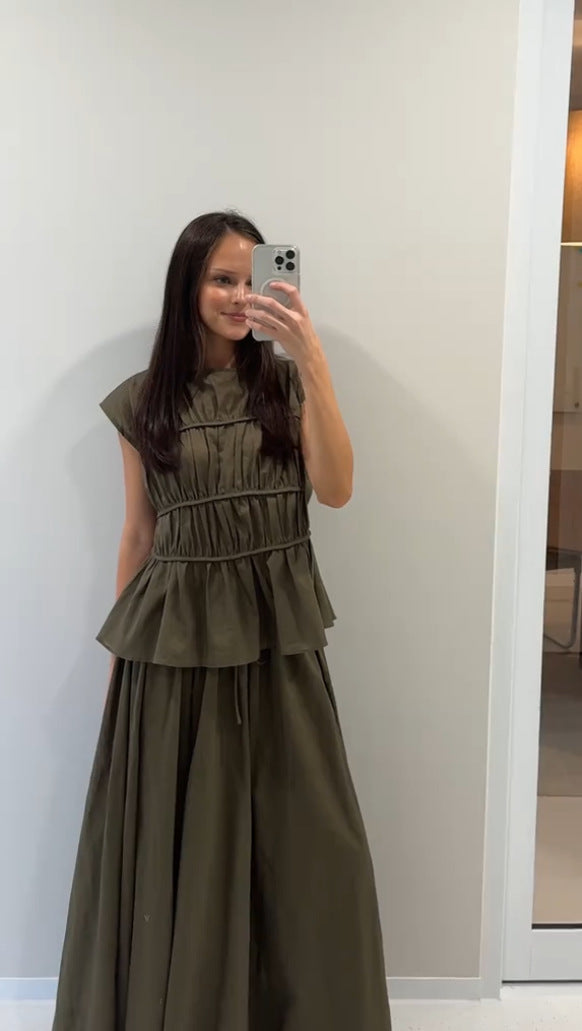 Damen Rüschenbluse mit weiter Passform R&B
