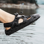 Damen Atmungsaktive Freizeitsandalen mit rutschfester Sohle und verstellbarem Riemen R&B