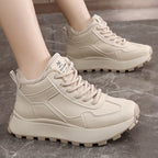Damen High-Top Sneakers mit kuscheligem Innenfutter und robustem Profil R&B