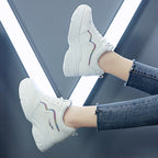 Damen Sportliche Plattform Sneakers mit atmungsaktiven Eigenschaften und rutschfester Sohle R&B