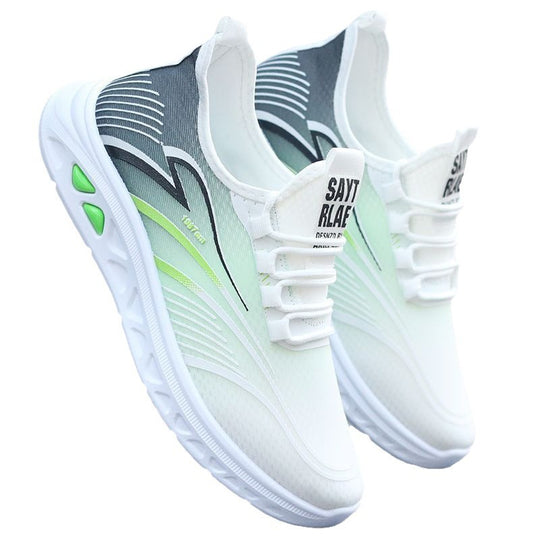 Damen Sportliche Lauf-Sneaker mit atmungsaktiver Mesh-Oberfläche und flexibler Sohle R&B