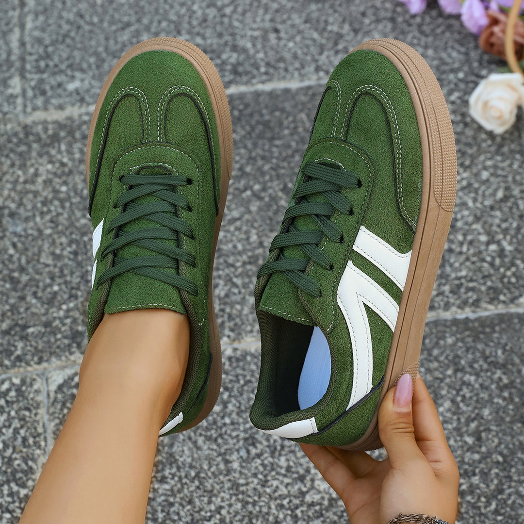 Damen modische Sneakers mit weichem Wildleder und urbanem Design R&B