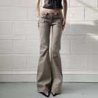 Damen Flared Cargo-Hose mit modischem Schnitt und praktischen Taschen R&B