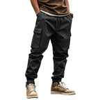 Herren Cargo-Hose mit praktischen Seitentaschen und elastischem Bund R&B