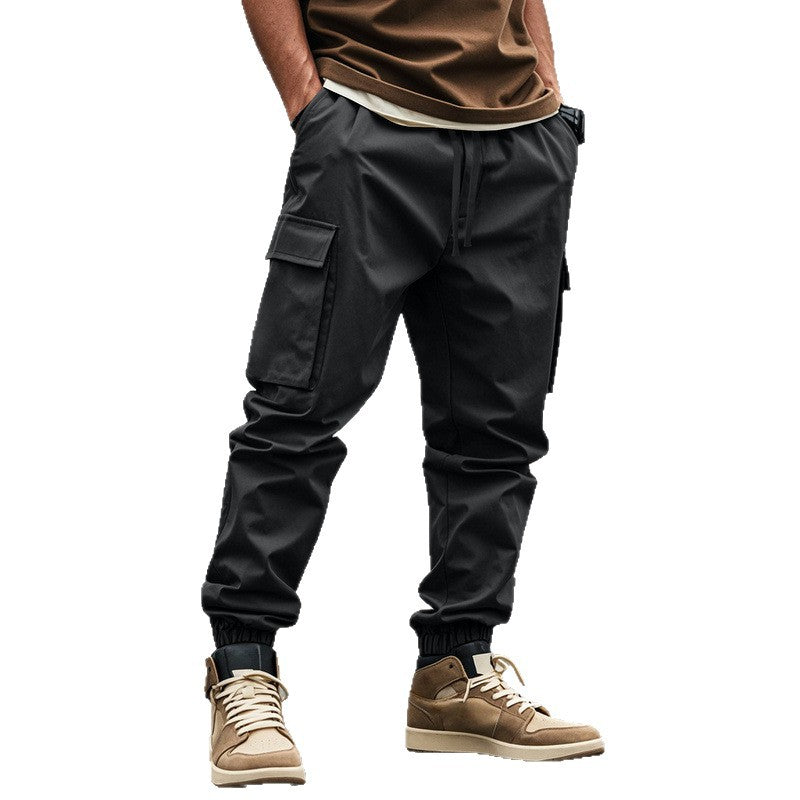 Herren Cargo-Hose mit praktischen Seitentaschen und elastischem Bund R&B