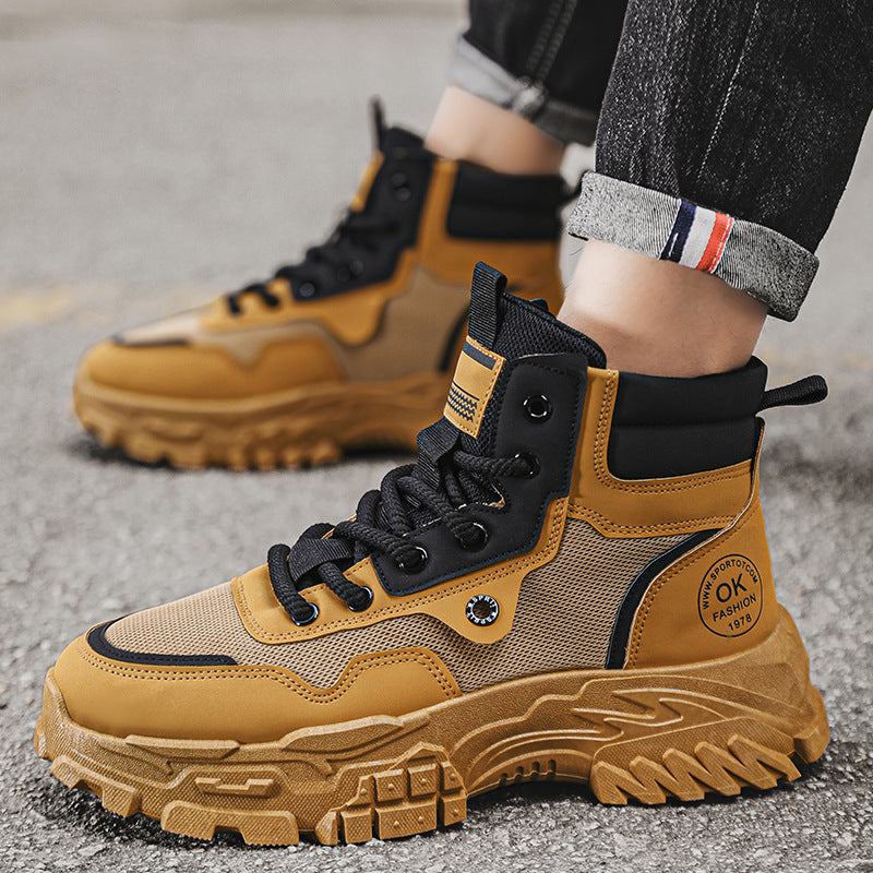 Damen Hohe Sneakers mit robustem Sohlenprofil und modernem Design