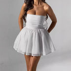 Damen Glamouröses Cocktailkleid mit schimmernden Details R&B