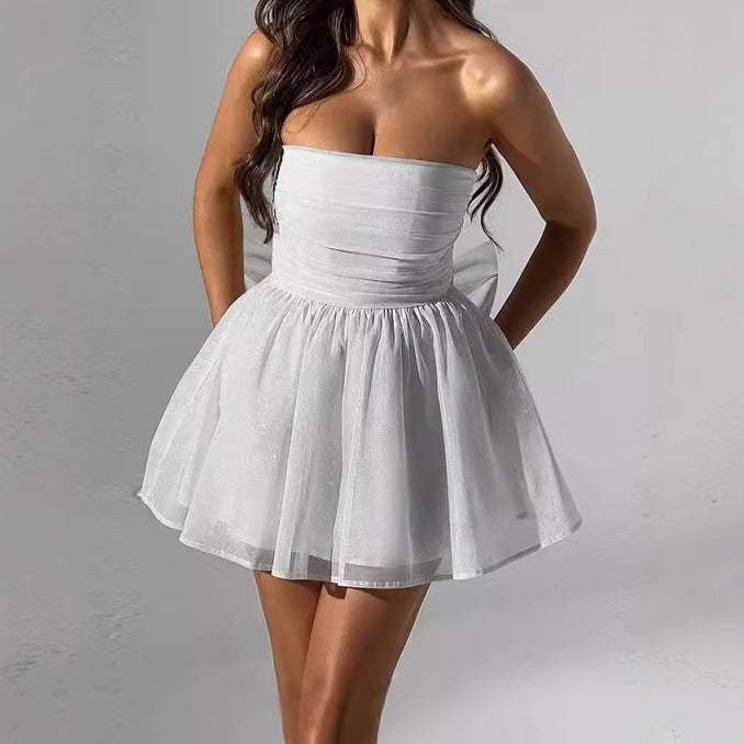 Damen Glamouröses Cocktailkleid mit schimmernden Details R&B
