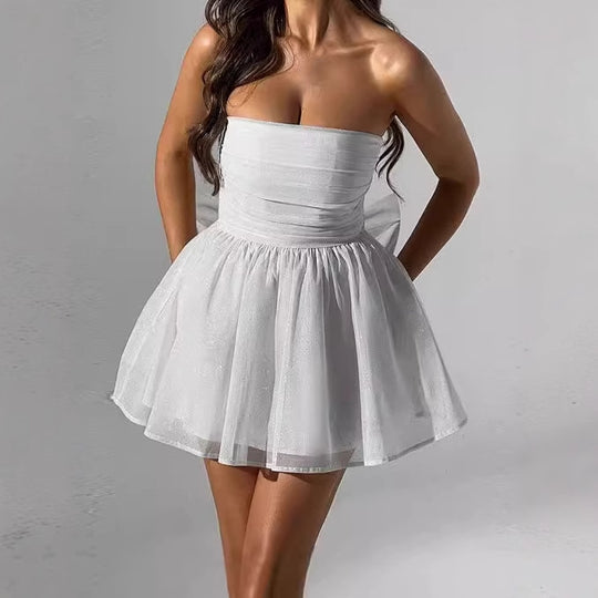 Damen Glamouröses Cocktailkleid mit schimmernden Details R&B