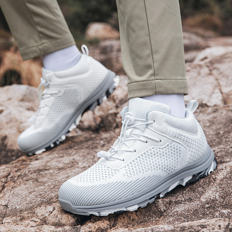 Herren Atmungsaktive Trail-Schuhe mit flexiblem Schnürsystem R&B