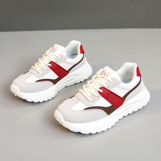 Damen Sportliche Chunky Sneakers mit atmungsaktivem Obermaterial und dämpfender Laufsohle R&B