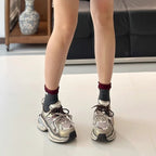 Damen Modische Chunky Sneakers mit dämpfender Sohle und atmungsaktivem Obermaterial R&B