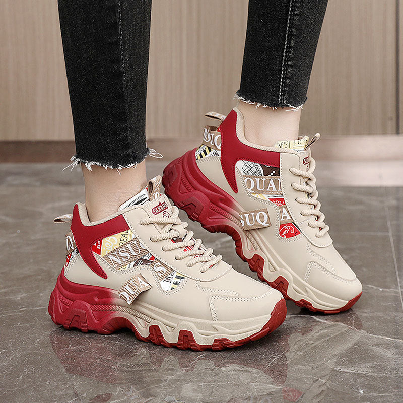 Damen Sportliche Sneakers mit modischem Design und rutschfester Sohle R&B