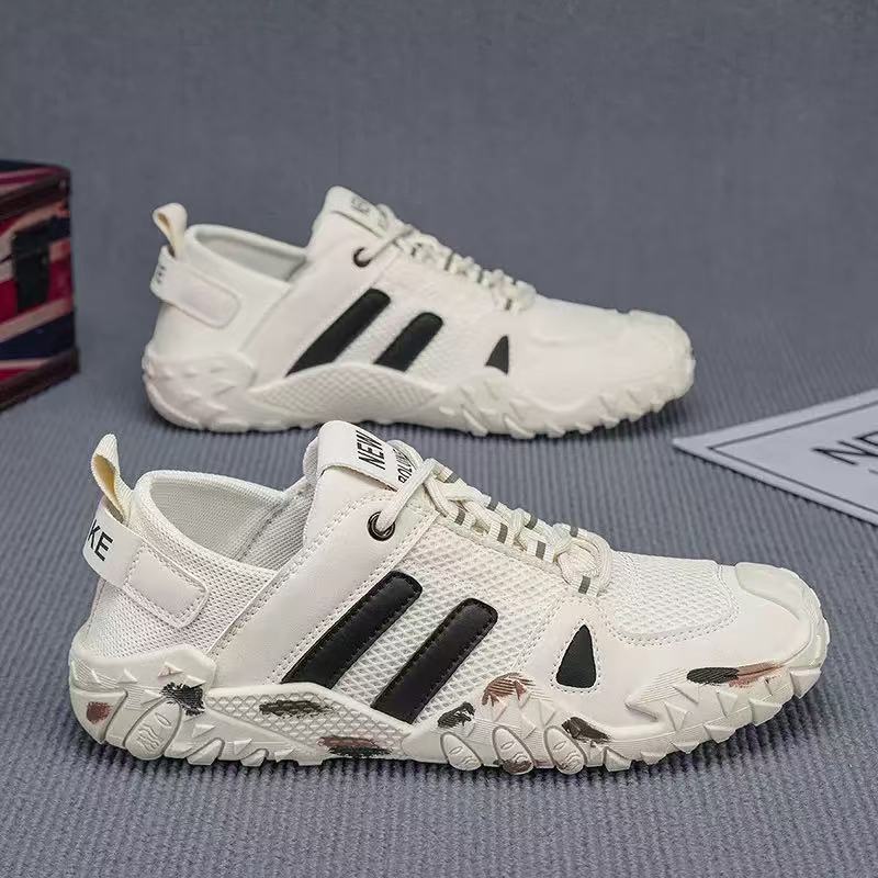 Damen Sportliche Mesh-Sneaker mit stoßdämpfender Sohle und rutschfester Außensohle R&B