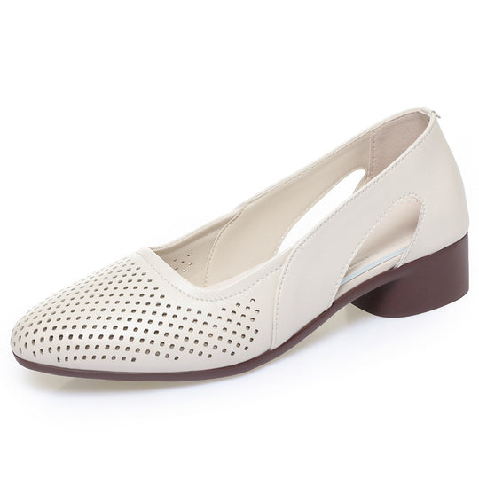 Damen Komfortable Ballerinas mit perforiertem Design und bequemer Sohle R&B