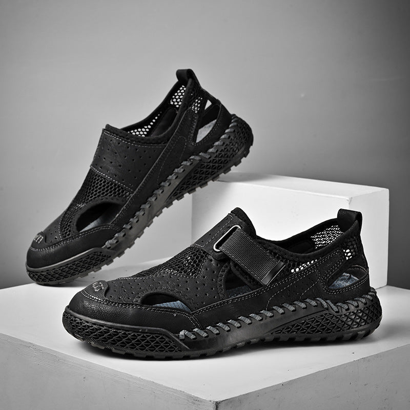 Damen Atmungsaktive Freizeitschuhe mit elastischen Riemen und rutschfester Sohle R&B