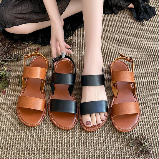 Damen Komfortable Riemchen-Sandalen R&B