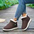 Damen gefütterte Stiefeletten mit elastischem Halsausschnitt R&B